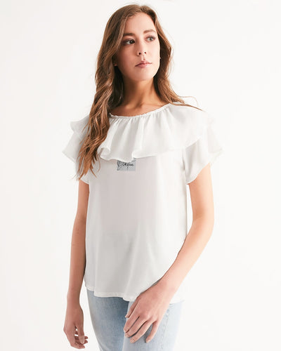 Short Sleeve Chiffon Top