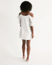 Open Shoulder A-Line Dress